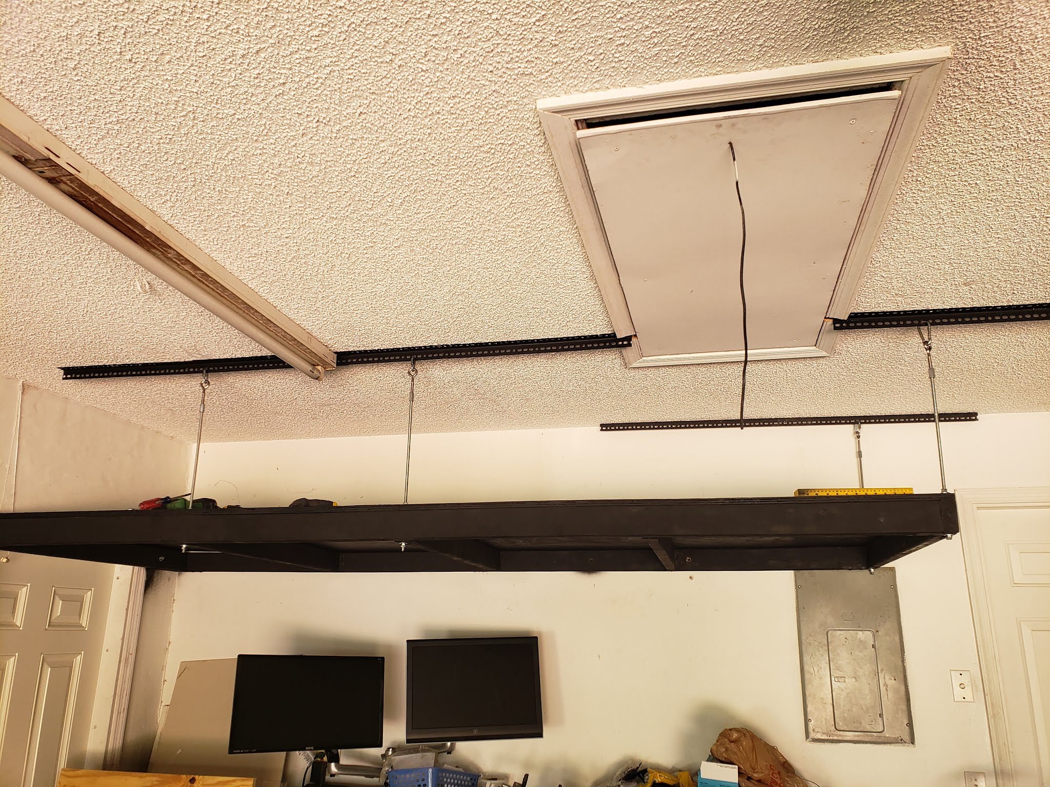 Finished Overhead Storage Platform